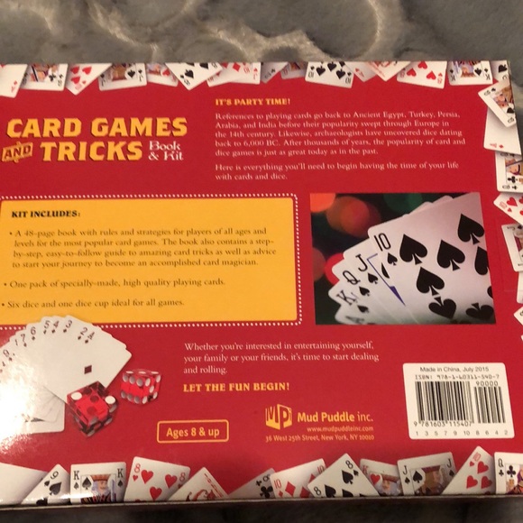2 for $15-Card Games & Tricks-Book & Kit-New unopened box - Picture 6 of 6